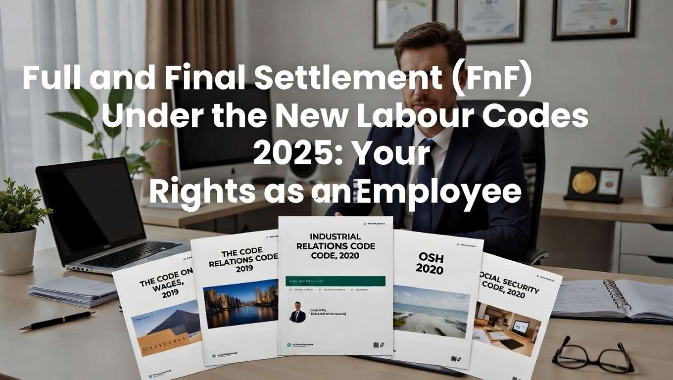 Full and Final Settlement (FnF) Under the New Labour Codes 2025: Your Rights as an Employee