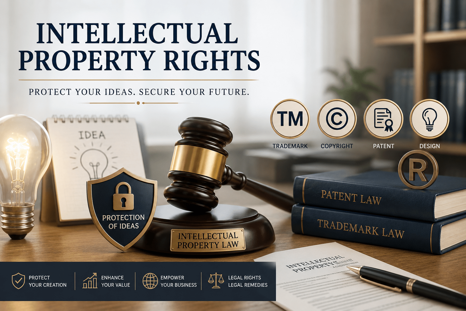 Intellectual Property Rights Lawyer in Pune advising a business owner on trademark, patent, and copyright protection