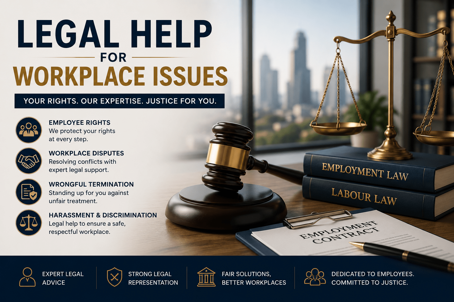 Employment Lawyer in Bangalore providing legal advice on workplace dispute